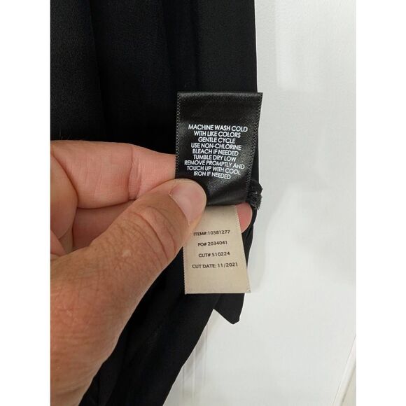 Torrid‎ Harper Blouse women's 1 black popover v-neck workwear career minimalist - Picture 6 of 7